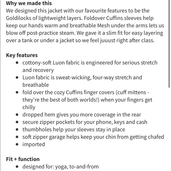 RARE Lululemon Camo Forme Jacket sz 10 - Picture 10 of 10